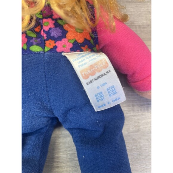 Puzzle Place Plush Dolls Fisher Price Ben Jody Vintage 90s Lot of 2 - Picture 9 of 11